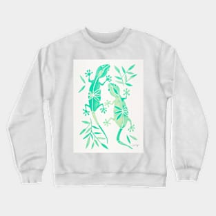 gecko mint Crewneck Sweatshirt